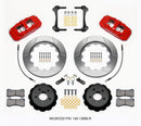 Wilwood AERO6 Front Hat Kit 14.00 Red 15-23 Mustang w/Lines