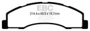 EBC 08+ Ford Econoline E150 4.6 Yellowstuff Front Brake Pads