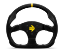 Momo MOD30 Steering Wheel 320 mm - Black Suede/Black Spokes/1 Stripe