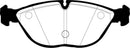 EBC 00-03 BMW Z8 5.0 Greenstuff Front Brake Pads