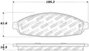 StopTech Sport Brake Pads w/Shims and Hardware - Front