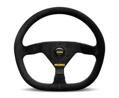 Momo MOD88 Steering Wheel 350 mm - Black Suede/Black Spokes