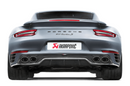 Akrapovic 16-17 Porsche 911 Turbo/Turbo S (991.2) Rear Carbon Fiber Diffuser - Matte