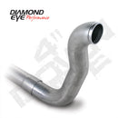 Diamond Eye Downpipe 4in TB Single W/ HX40 FLANGE AL DODGE 5.9L 2500/3500 89-93 2X4 ONLY