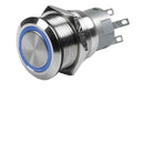 Hella Switch Momentary Ring 12V Blue 8Hg