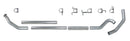 Diamond Eye KIT 4in Turbo Back MFLR RPLCMENT PIPE SGL AL: 98.5 - 02 DODGE CUMMINS 5.9L