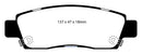 EBC 07+ Buick Enclave 3.6 Yellowstuff Rear Brake Pads
