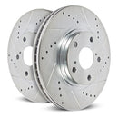 Power Stop 20-21 Lincoln Aviator Front Drilled & Slotted Rotor (Pair)