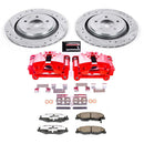 Power Stop 06-09 Cadillac XLR Rear Z26 Street Warrior Brake Kit w/Calipers