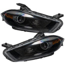 Oracle 13-14 Dodge Dart (HID Style) SMD HL - Black - ColorSHIFT w/o Controller