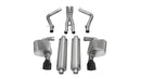 Corsa 2012-2014 Dodge Charger SRT-8 6.4L V8 Black Xtreme Cat-Back Exhaust