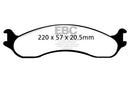 EBC 98-03 Dodge B250 B2500 Cargo 2500 Van 3/4 Ton Ultimax2 Front Brake Pads