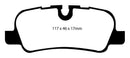 EBC 05-10 Land Rover LR3 4.4 Ultimax2 Rear Brake Pads