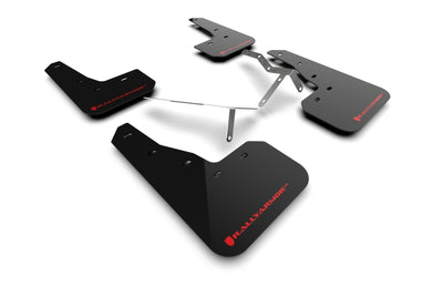 Rally Armor 22-26 Honda Civic/Civic Si/Sport Black UR Mud Flap w/Red Logo