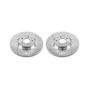 Power Stop 13-19 Ford Fusion Front Evolution Drilled & Slotted Rotors - Pair