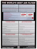 K&N Replacement Air Filter FORD VAN V8-7.3L DIESEL; 95-99