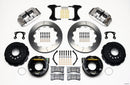 Wilwood Narrow Superlite 4R Rear P-Brk Kit 12.88in Polished Big Ford New Style 2.50in Offset