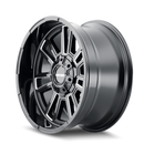 Mayhem 8115 Apollo 20x9 / 6x135 BP / 0mm Offset / 106mm Hub Black w/ Milled Spokes Wheel