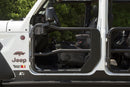 Rugged Ridge Fortis Front Tube Doors with Mirrors 18-20 Jeep Wrangler JL/JT