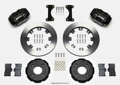 Wilwood Forged Dynalite Front Hat Kit 12.19in 2002 Mitsubishi Lancer