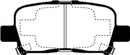EBC 00-02 Acura MDX 3.5 Greenstuff Rear Brake Pads