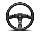 Momo Competition Steering Wheel 350 mm - Black AirLeather/Black Spokes