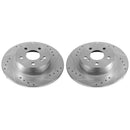 Power Stop 12-16 Mercedes-Benz C250 Rear Evolution Drilled & Slotted Rotors - Pair