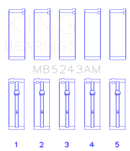 King Nissan SR20DE (Size STD) Performance Main Bearing Set