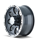 ION Type 174 15x8 / 5x127 BP / -27mm Offset / 83.82mm Hub Black/Machined Wheel