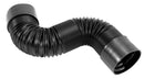 Spectre Air Duct Hose Kit 4in. OD (41in. Ducting / 2 Threaded PVC Couplers) - Black