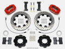Wilwood Forged Dynalite Front Hat Kit 12.19in Drilled Red 2016-Up Mazda MX5 Miata w/ Lines