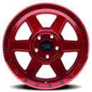 Dirty Life 9315 Compound 17x9 / 6x139.7 BP / -12mm Offset / 106mm Hub Crimson Candy Red Wheel