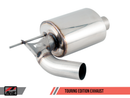 AWE Tuning BMW F22 M235i / M240i Touring Edition Axle-Back Exhaust - Chrome Silver Tips (102mm)