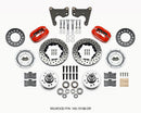 Wilwood Forged Dynalite Front Kit 11.00in Drilled Red 65-72 CDP C Body -Drum