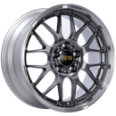BBS RS-GT 19x8.5 5x112 ET30 Diamond Black Center Diamond Cut Lip Wheel - 82mm PFS Required