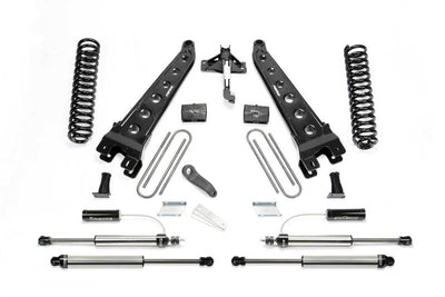 Fabtech 17-20 Ford F250/350 4WD Diesel 6in Radius Arm System w/DL 2.25 Resi Shocks & Rear DL Shocks
