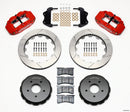 Wilwood Narrow Superlite 6R Front Hat Kit 13.06in Red 2004-2006 Pontiac GTO