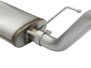 aFe MACHForce XP Cat Back SS Exhausts Black Tips 05-12 Toyota Tacoma L4-2.7L