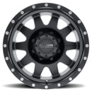 Method MR301 The Standard 17x8.5 +25mm Offset 8x6.5 130.81mm CB Matte Black Wheel