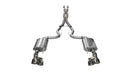 Corsa 2015-2017 Ford Mustang GT 5.0 3in Cat Back Exhaust Polish Quad Tips (Sport)