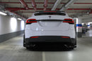 Rally Armor 22-26 Tesla Model X Black UR Mud Flap w/White Logo
