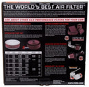 K&N Universal Custom Air Filter - Round 5.125in Flange / 14in OD / 5.125in ID / 5.625in Height