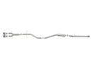 aFe Takeda 2.5in 304 SS Cat-Back Exhaust System w/ Blue Tips 17-20 Honda Civic Si Sedan I4 1.5L