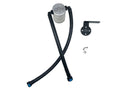 J&amp;L 19-23 Chevrolet Silverado/GMC Sierra 1500 5.3L V8 Driver Side Oil Separator 3.0 - Clear Anod