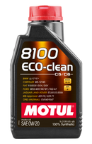 Motul 1L 8100 Eco-Clean 0W20 - Case of 12