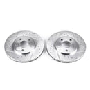 Power Stop 95-00 Chrysler Cirrus Front Evolution Drilled & Slotted Rotors - Pair