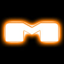 ORACLE Lighting Universal Illuminated LED Letter Badges - Matte White Surface Finish - M
