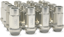 BLOX Racing Street Series Forged Lug Nuts 12x1.25mm Silver Set of 20