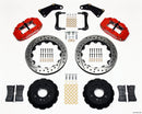 Wilwood Narrow Superlite 6R Front Hat Kit 13.06in Drill Red 65-82 Corvette C2/C3