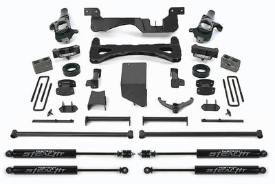 Fabtech 01-10 GM C/K2500HD C/K3500 Non Dually 6in Perf. System w/Stealth Shocks